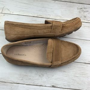 G.H. Bass & Co. Becky Brown Suede Loafers